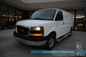2023 GMC Savana Cargo Van 2500 / Chrome Appearance & Cold Climate Pkg / 4.3L V6 / Driver Convenience Pkg / Bulkhead / Power Locks, Windows & Mirrors / Aux Input / Air Conditioning / Cruise Control / Running Boards / 1-Owner