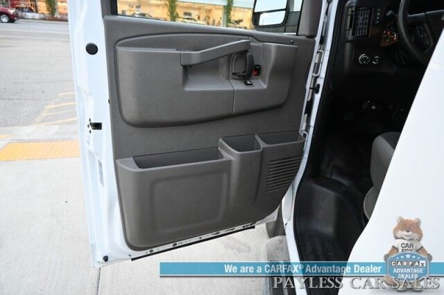 2023 GMC Savana Cargo Van 2500 / Chrome Appearance & Cold Climate Pkg / 4.3L V6 / Driver Convenience Pkg / Bulkhead / Power Locks, Windows & Mirrors / Aux Input / Air Conditioning / Cruise Control / Running Boards / 1-Owner Anchorage AK 2023 GMC Savana Cargo Van 2500 / Chrome Appearance & Cold Climate Pkg / 4.3L V6 / Driver Convenience Pkg / Bulkhead / Power Locks, Windows & Mirrors / Aux Input / Air Conditioning / Cruise Control / Running Boards / 1-Owner Anchorage AK