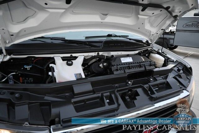 2023 GMC Savana Cargo Van 2500 / Chrome Appearance & Cold Climate Pkg / 4.3L V6 / Driver Convenience Pkg / Bulkhead / Power Locks, Windows & Mirrors / Aux Input / Air Conditioning / Cruise Control / Running Boards / 1-Owner Anchorage AK 2023 GMC Savana Cargo Van 2500 / Chrome Appearance & Cold Climate Pkg / 4.3L V6 / Driver Convenience Pkg / Bulkhead / Power Locks, Windows & Mirrors / Aux Input / Air Conditioning / Cruise Control / Running Boards / 1-Owner Anchorage AK