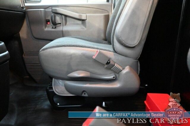 2023 GMC Savana Cargo Van 2500 / Chrome Appearance & Cold Climate Pkg / 4.3L V6 / Driver Convenience Pkg / Bulkhead / Power Locks, Windows & Mirrors / Aux Input / Air Conditioning / Cruise Control / Running Boards / 1-Owner Anchorage AK 2023 GMC Savana Cargo Van 2500 / Chrome Appearance & Cold Climate Pkg / 4.3L V6 / Driver Convenience Pkg / Bulkhead / Power Locks, Windows & Mirrors / Aux Input / Air Conditioning / Cruise Control / Running Boards / 1-Owner Anchorage AK