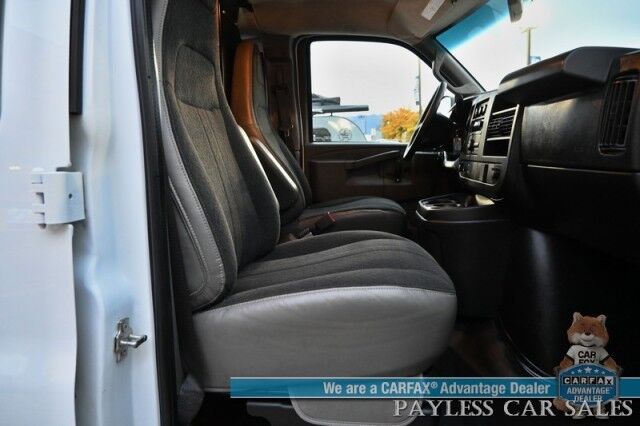 2023 GMC Savana Cargo Van 2500 / Chrome Appearance & Cold Climate Pkg / 4.3L V6 / Driver Convenience Pkg / Bulkhead / Power Locks, Windows & Mirrors / Aux Input / Air Conditioning / Cruise Control / Running Boards / 1-Owner Anchorage AK 2023 GMC Savana Cargo Van 2500 / Chrome Appearance & Cold Climate Pkg / 4.3L V6 / Driver Convenience Pkg / Bulkhead / Power Locks, Windows & Mirrors / Aux Input / Air Conditioning / Cruise Control / Running Boards / 1-Owner Anchorage AK