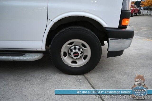 2023 GMC Savana Cargo Van 2500 / Chrome Appearance & Cold Climate Pkg / 4.3L V6 / Driver Convenience Pkg / Bulkhead / Power Locks, Windows & Mirrors / Aux Input / Air Conditioning / Cruise Control / Running Boards / 1-Owner Anchorage AK 2023 GMC Savana Cargo Van 2500 / Chrome Appearance & Cold Climate Pkg / 4.3L V6 / Driver Convenience Pkg / Bulkhead / Power Locks, Windows & Mirrors / Aux Input / Air Conditioning / Cruise Control / Running Boards / 1-Owner Anchorage AK