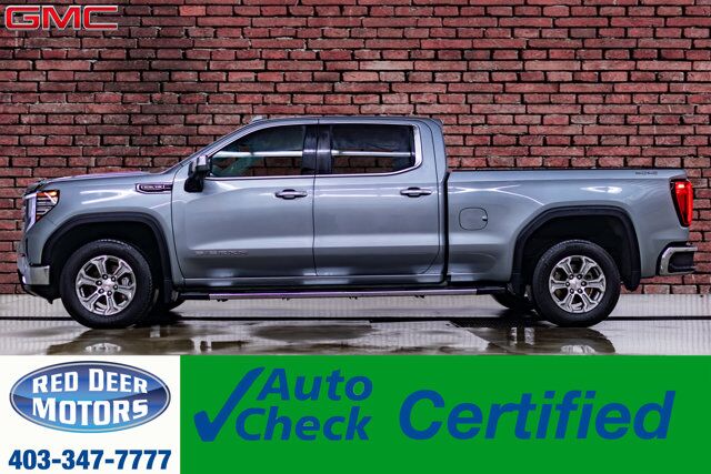 2023 GMC Sierra 1500 4x4 Crew Cab SLT Leather Nav BCam Red Deer AB