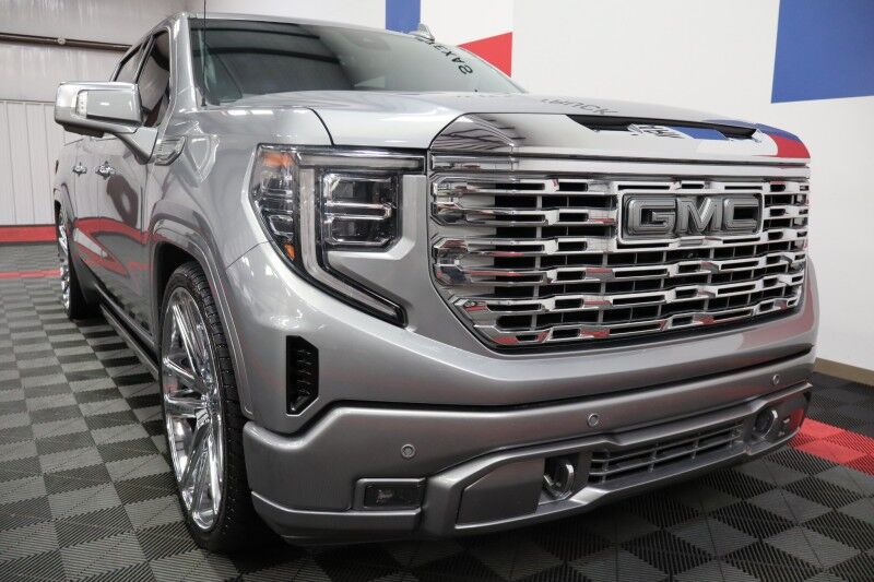 2023 GMC Sierra 1500 Denali 4WD 3.0L Diesel Lowered 26in Wheels FREE WARRANTY Arlington TX