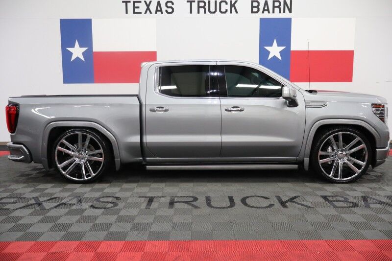 2023 GMC Sierra 1500 Denali 4WD 3.0L Diesel Lowered 26in Wheels FREE WARRANTY Arlington TX