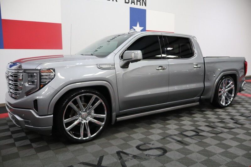 2023 GMC Sierra 1500 Denali 4WD 3.0L Diesel Lowered 26in Wheels FREE WARRANTY