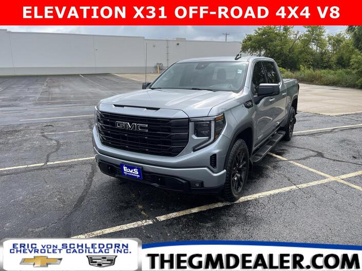 2023 GMC Sierra 1500 Elevation X31 Crew Cab 4WD 5.3L w/20s HtdBuckets Spray-OnBedliner HtdSteeringWheel HD-RearCamera Milwaukee WI