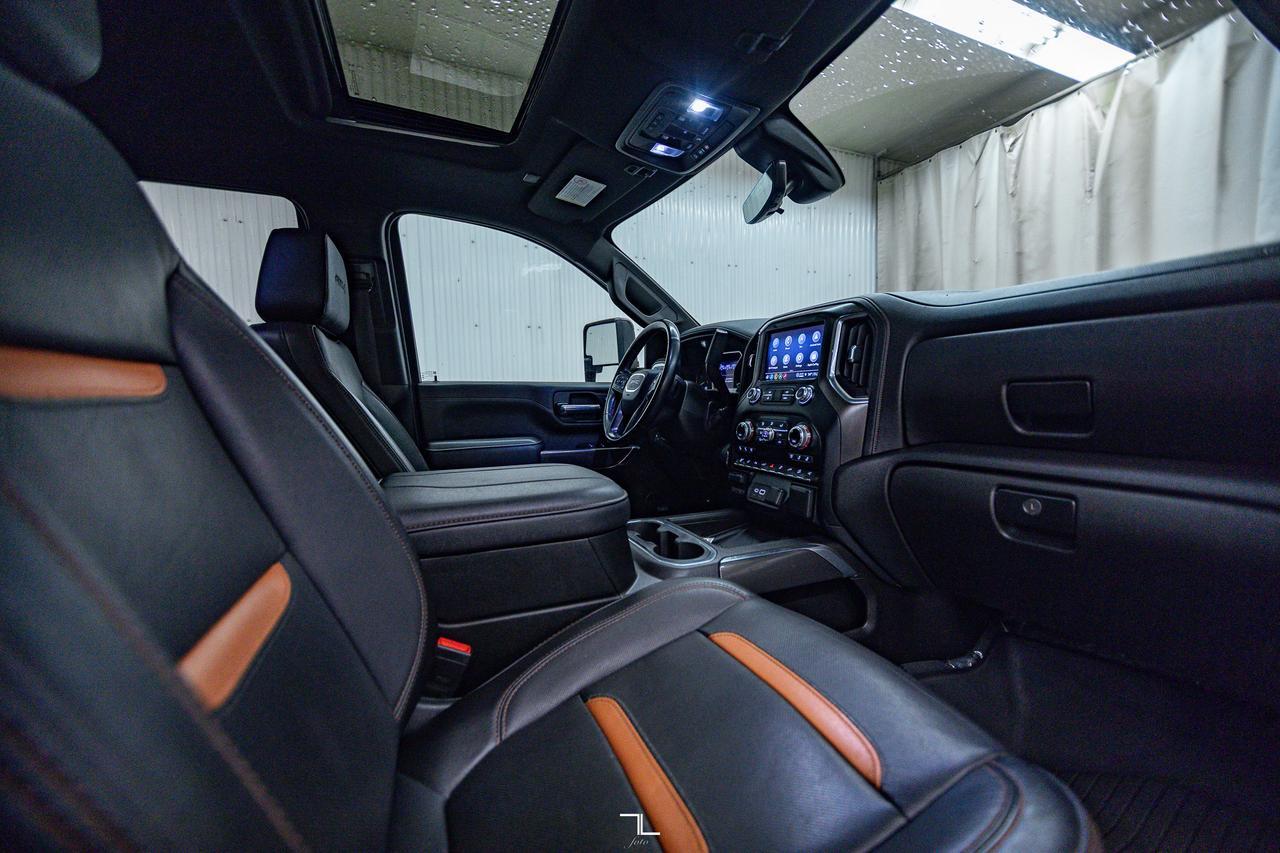 2023 GMC Sierra 2500HD 4x4 Crew Cab AT4 Diesel Leather Roof Nav BCam Red Deer AB