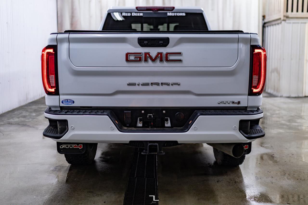 2023 GMC Sierra 2500HD 4x4 Crew Cab AT4 Diesel Leather Roof Nav BCam Red Deer AB