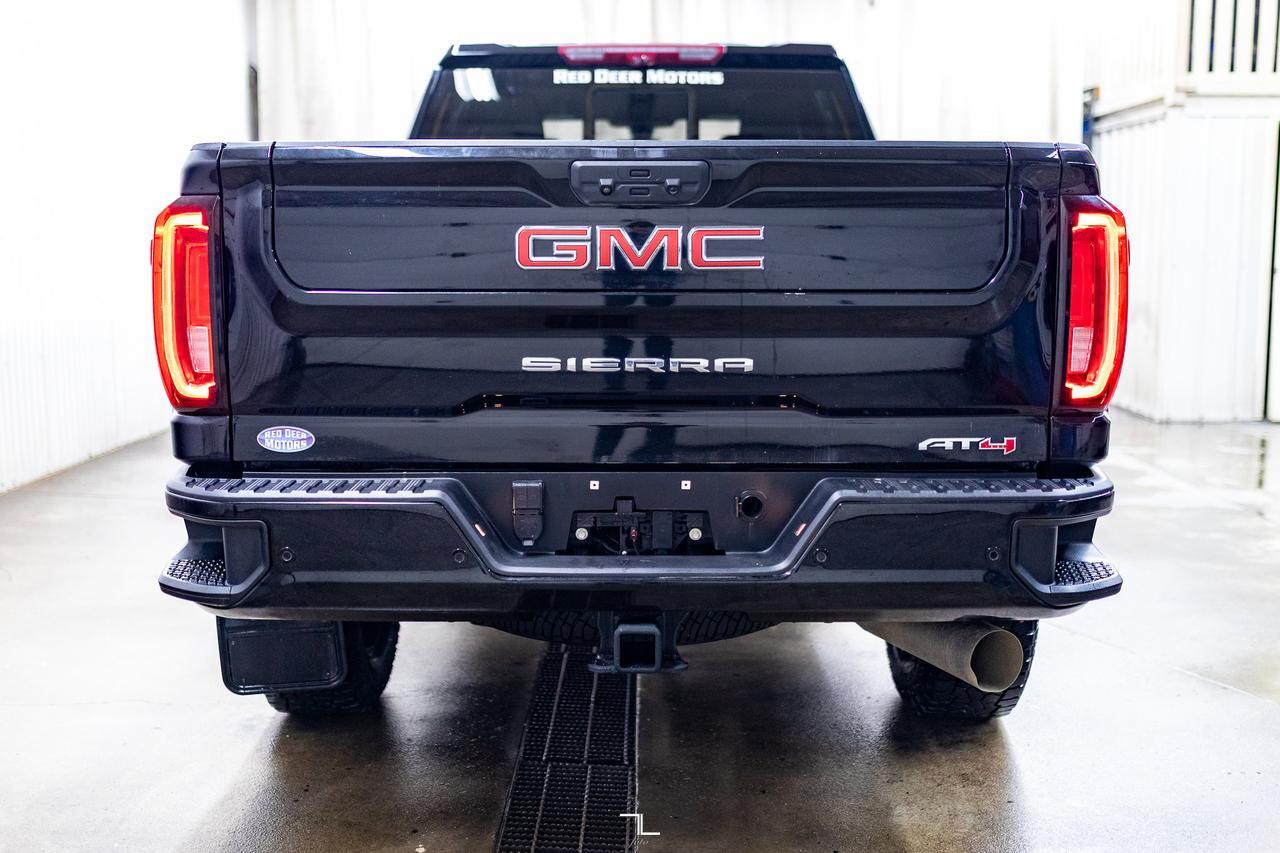 2023 GMC Sierra 2500HD 4x4 Crew Cab AT4 Diesel Leather Roof Nav BCam Red Deer AB