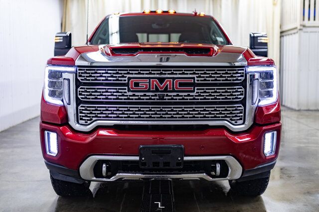 2023 GMC Sierra 2500HD 4x4 Crew Cab Denali Ultimate Diesel Leather Roof Nav Red Deer AB
