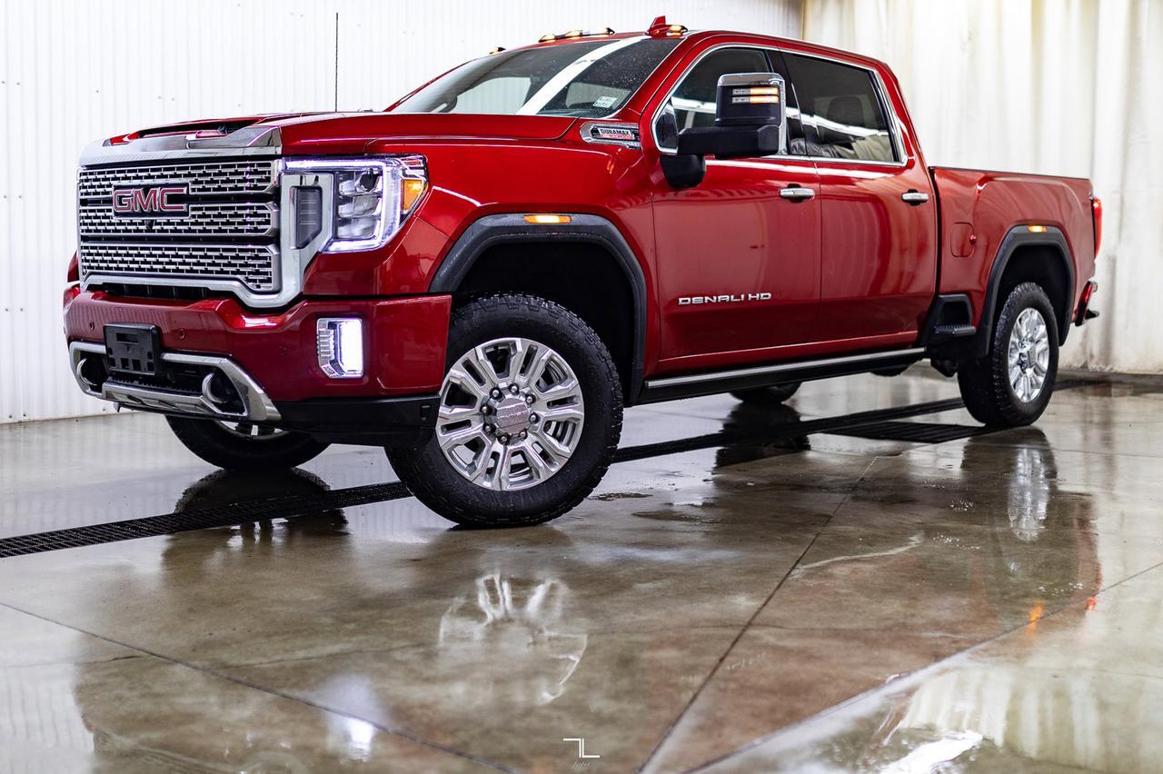 2023 GMC Sierra 2500HD 4x4 Crew Cab Denali Ultimate Diesel Leather Roof Nav Red Deer AB