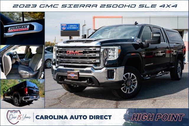 2023 GMC Sierra 2500HD SLE 4X4 / Duramax Diesel / ARE Bed Cap! High Point NC