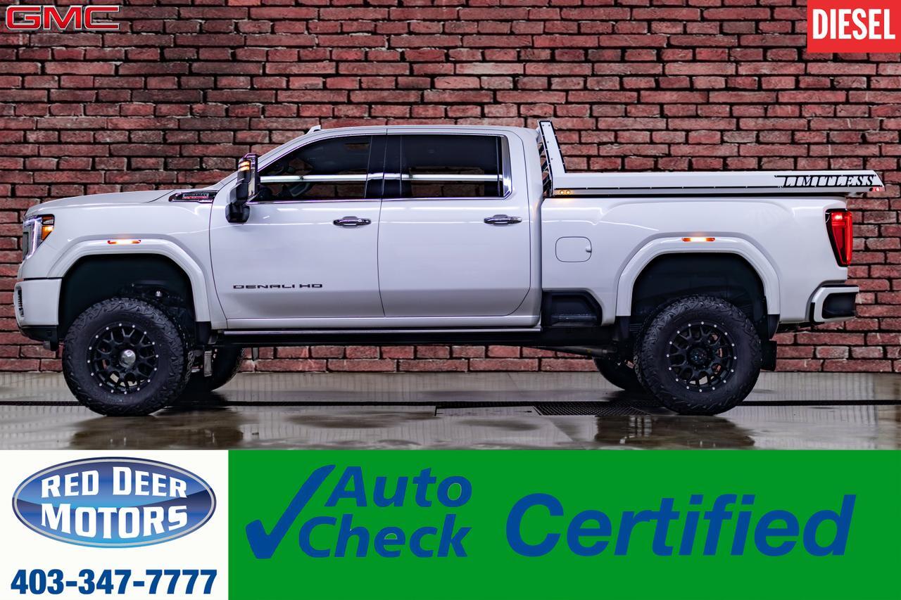 2023 GMC Sierra 3500HD 4x4 Crew Cab Denali Diesel Leather Roof Nav 6" Lift