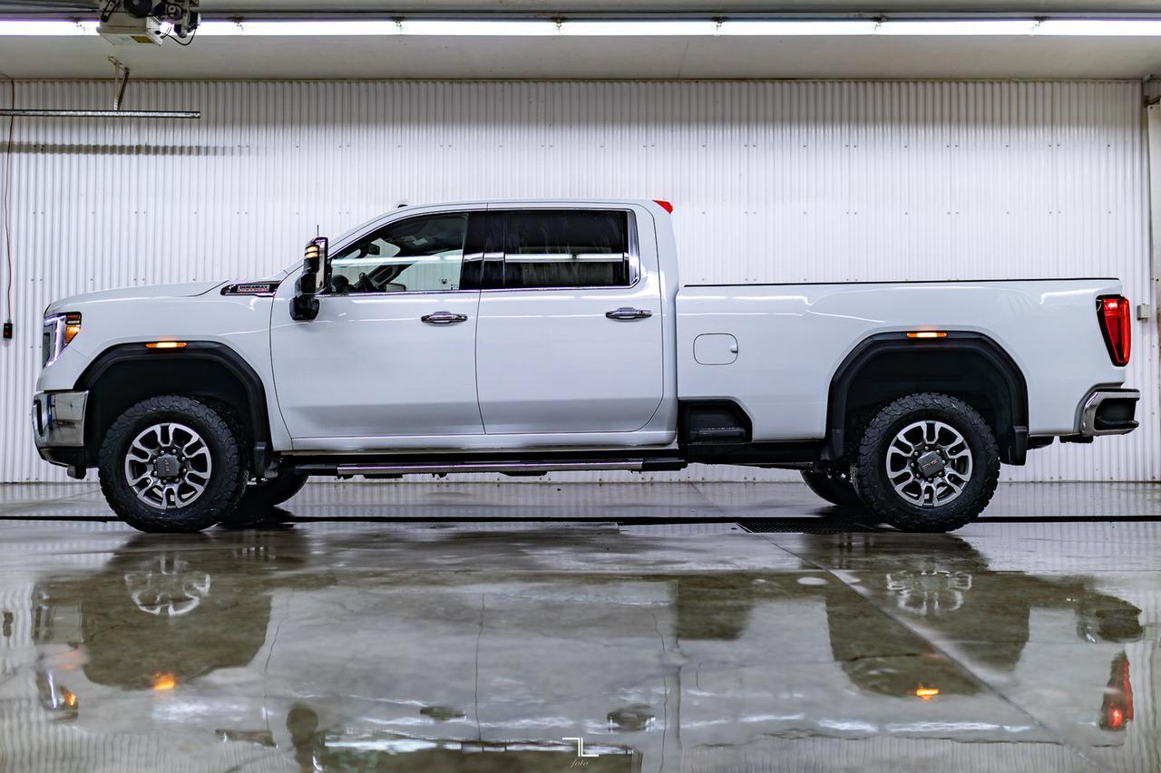 2023 GMC Sierra 3500HD 4x4 Crew Cab SLT Longbox Diesel Leather Nav BCam Red Deer AB