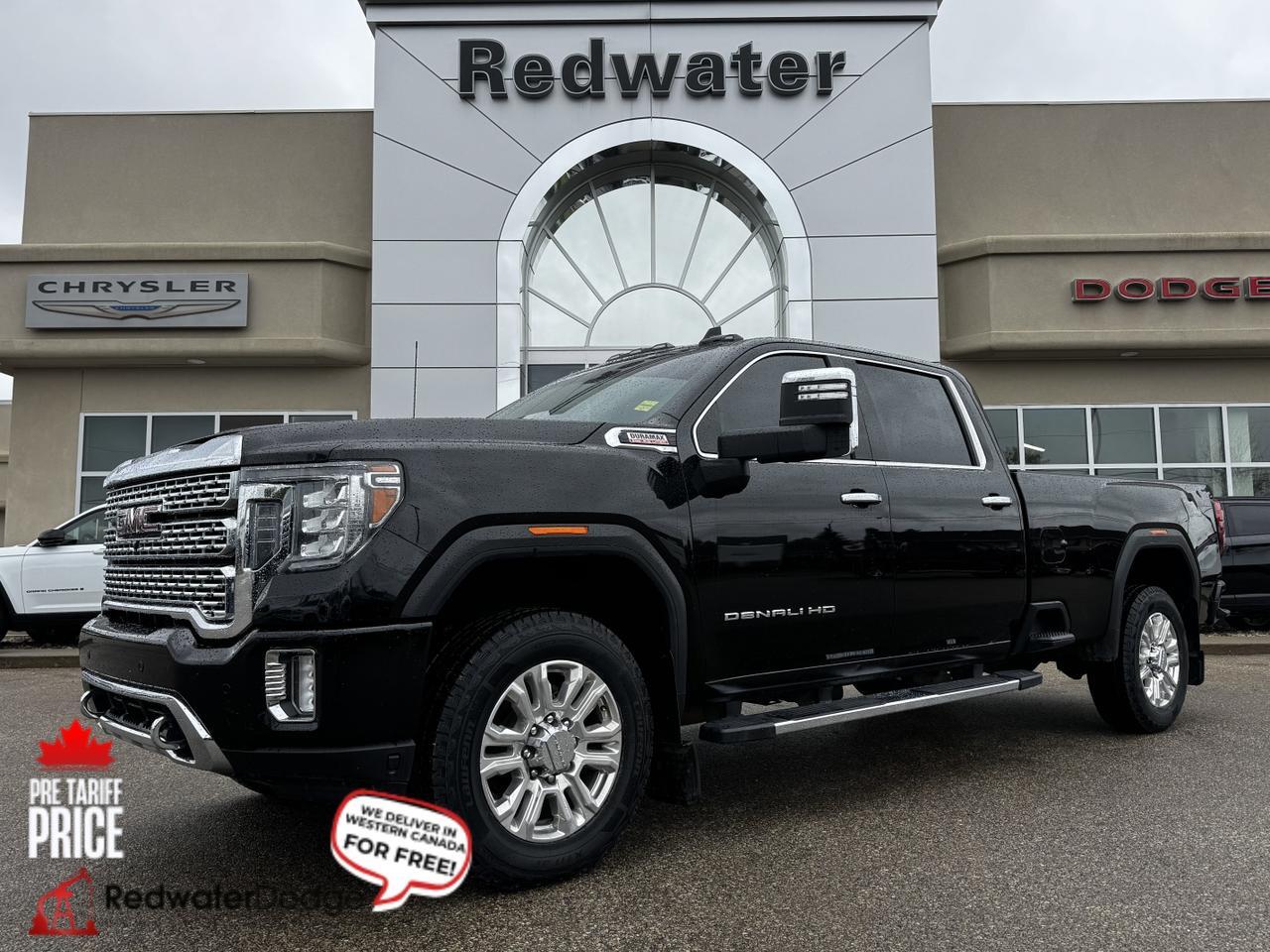 2023 GMC Sierra 3500HD Denali Crew Cab 4WD | Low KMs | Duramax Diesel V8 | Bose Sound | Backup Camera | OnStar Redwater AB