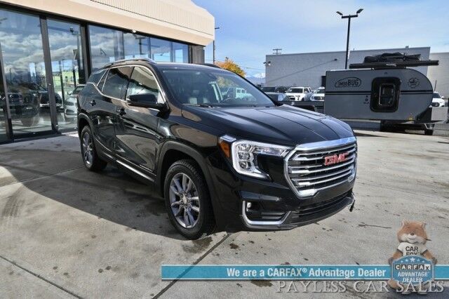 2023 GMC Terrain SLT / AWD / Auto Start / Power & Heated Leather Seats / Heated Steering Wheel / Lane Departure & Collision Alert / Apple CarPlay & Android Auto / Back Up Camera / Keyless Entry & Start / Block Heater / 1-Owner Anchorage AK 2023 GMC Terrain SLT / AWD / Auto Start / Power & Heated Leather Seats / Heated Steering Wheel / Lane Departure & Collision Alert / Apple CarPlay & Android Auto / Back Up Camera / Keyless Entry & Start / Block Heater / 1-Owner Anchorage AK