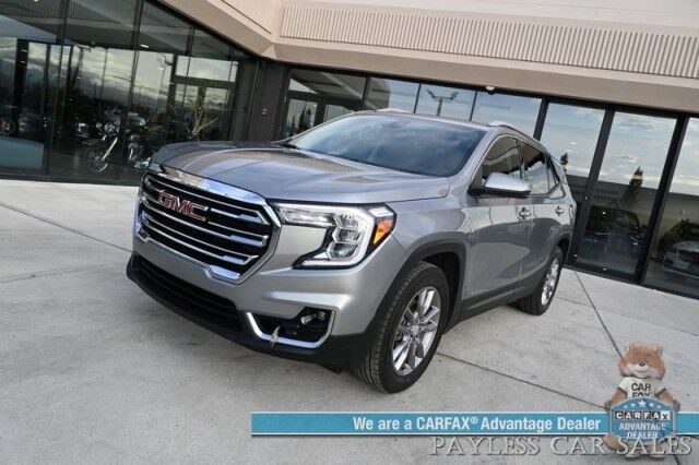 2023 GMC Terrain SLT / AWD / Auto Start / Power & Heated Leather Seats / Lane Departure & Forward Collision Alert / Apple CarPlay & Android Auto / Back Up Camera / Cruise Control / Keyless Entry & Start / Block Heater / 28 MPG / 1-Owner Anchorage AK