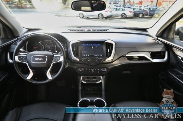 2023 GMC Terrain SLT / AWD / Power & Heated Leather Seats / Heated Steering Wheel / Auto Start / Lane Departure & Collision Alert / Apple CarPlay & Android Auto / Back Up Camera / Keyless Entry & Start / Block Heater / 1-Owner Anchorage AK 2023 GMC Terrain SLT / AWD / Power & Heated Leather Seats / Heated Steering Wheel / Auto Start / Lane Departure & Collision Alert / Apple CarPlay & Android Auto / Back Up Camera / Keyless Entry & Start / Block Heater / 1-Owner Anchorage AK