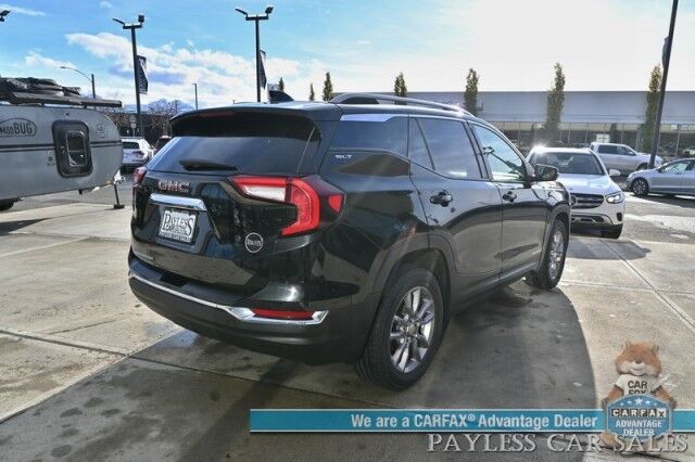 2023 GMC Terrain SLT / AWD / Power & Heated Leather Seats / Heated Steering Wheel / Auto Start / Lane Departure & Collision Alert / Apple CarPlay & Android Auto / Back Up Camera / Keyless Entry & Start / Block Heater / 1-Owner Anchorage AK 2023 GMC Terrain SLT / AWD / Power & Heated Leather Seats / Heated Steering Wheel / Auto Start / Lane Departure & Collision Alert / Apple CarPlay & Android Auto / Back Up Camera / Keyless Entry & Start / Block Heater / 1-Owner Anchorage AK