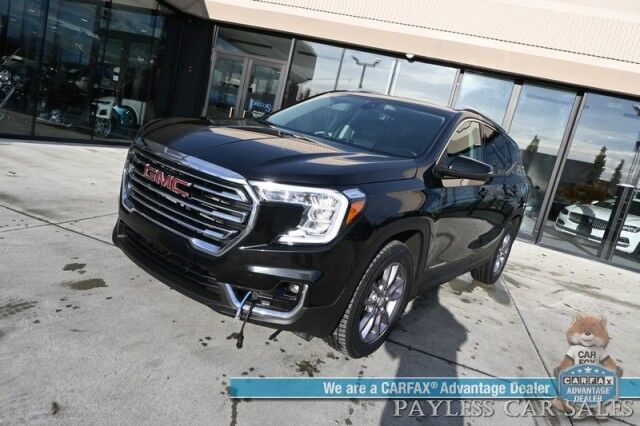 2023 GMC Terrain SLT / AWD / Power & Heated Leather Seats / Heated Steering Wheel / Auto Start / Lane Departure & Collision Alert / Apple CarPlay & Android Auto / Back Up Camera / Keyless Entry & Start / Block Heater / 1-Owner Anchorage AK 2023 GMC Terrain SLT / AWD / Power & Heated Leather Seats / Heated Steering Wheel / Auto Start / Lane Departure & Collision Alert / Apple CarPlay & Android Auto / Back Up Camera / Keyless Entry & Start / Block Heater / 1-Owner Anchorage AK