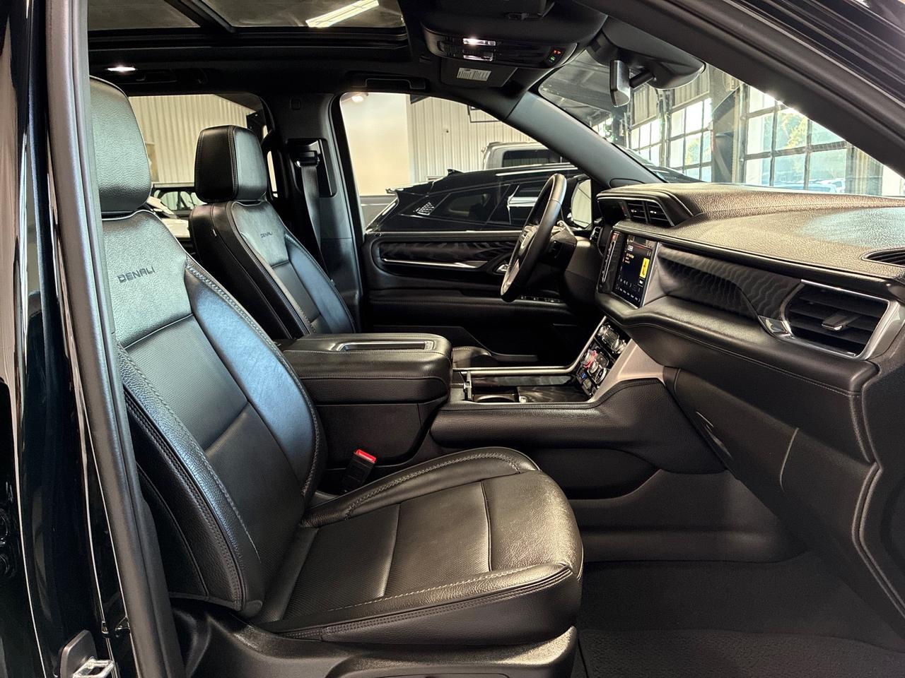 2023 GMC Yukon Denali, 4x4, Power Boards, Pano Roof, Adaptive Cruise, 22in Wheels, Blacked Out Chrome Houston TX