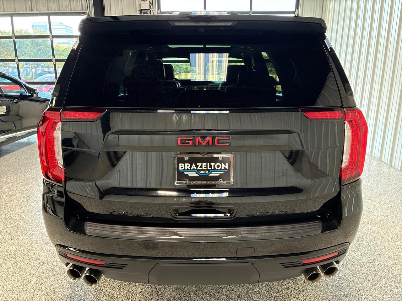 2023 GMC Yukon Denali, 4x4, Power Boards, Pano Roof, Adaptive Cruise, 22in Wheels, Blacked Out Chrome Houston TX