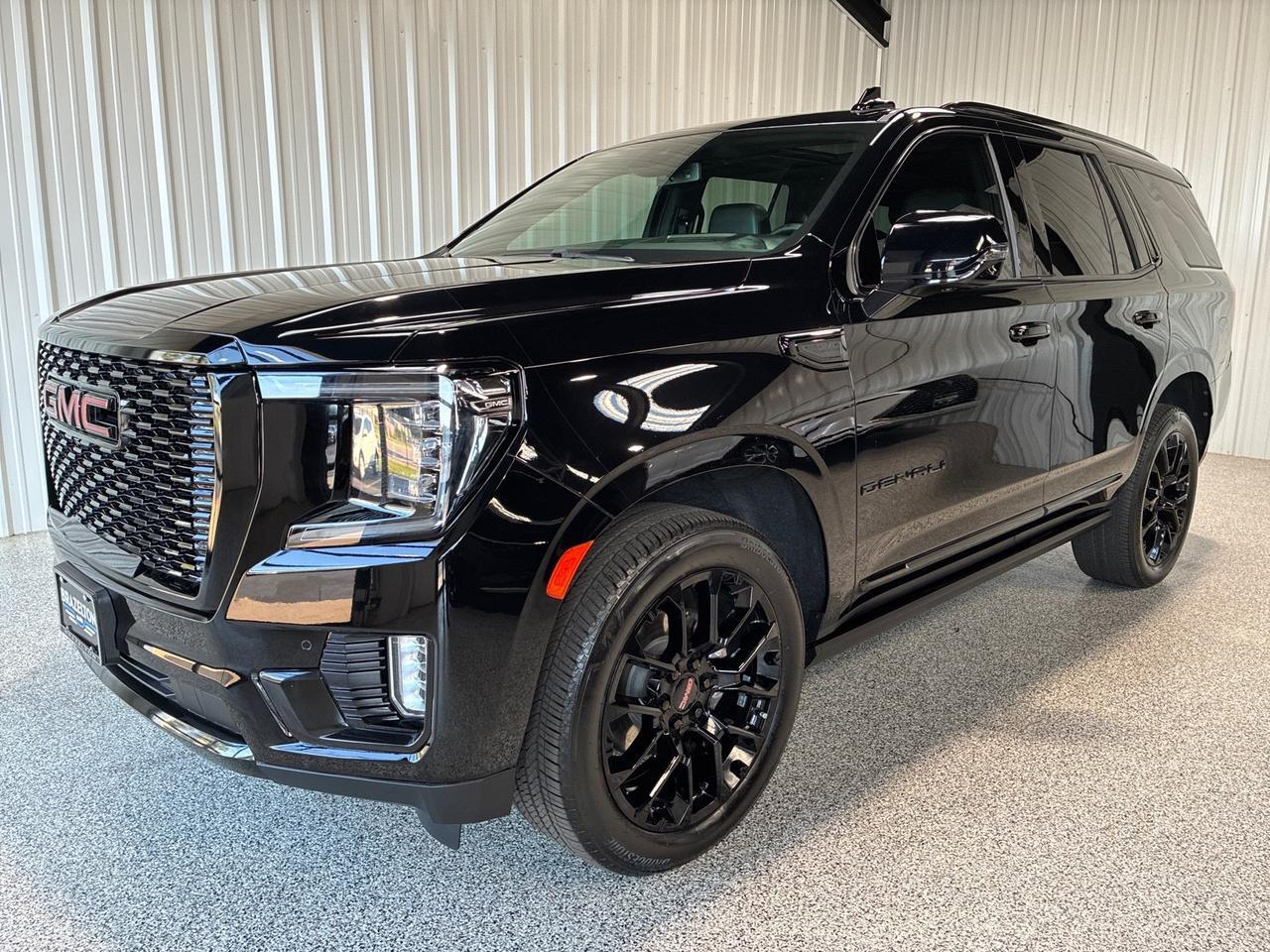 2023 GMC Yukon Denali, 4x4, Power Boards, Pano Roof, Adaptive Cruise, 22in Wheels, Blacked Out Chrome Houston TX