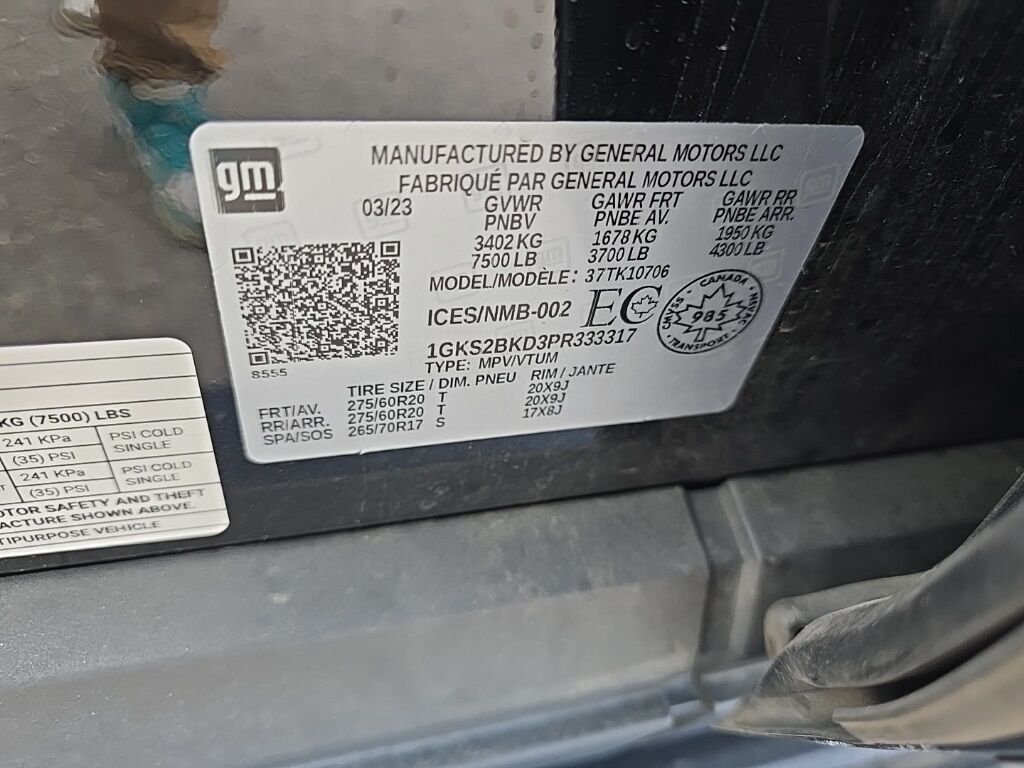 2023 GMC Yukon SLT 4WD 8 Passenger Minocqua WI