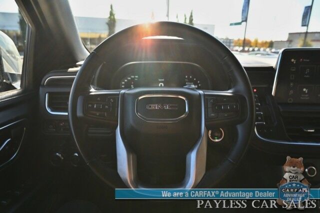 2023 GMC Yukon SLT / 4X4 / Auto Start / Heated & Cooled Leather Seats / Bose Speakers / Lane Depart & Blind Spot / Forward Collision Alert / 3rd Row / Seats 7 / Apple CarPlay & Android Auto / Back Up Camera / Tow Pkg / 1-Owner Anchorage AK