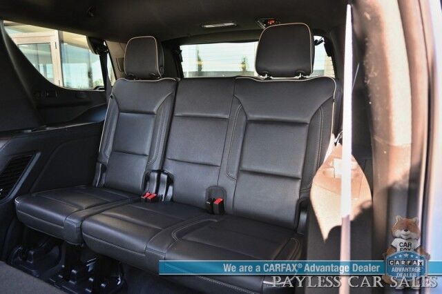2023 GMC Yukon SLT / 4X4 / Auto Start / Heated & Cooled Leather Seats / Bose Speakers / Lane Depart & Blind Spot / Forward Collision Alert / 3rd Row / Seats 7 / Apple CarPlay & Android Auto / Back Up Camera / Tow Pkg / 1-Owner Anchorage AK