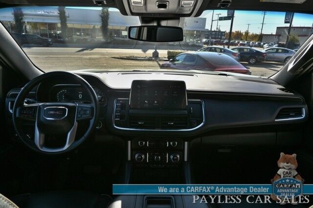 2023 GMC Yukon SLT / 4X4 / Auto Start / Heated & Cooled Leather Seats / Bose Speakers / Lane Depart & Blind Spot / Forward Collision Alert / 3rd Row / Seats 7 / Apple CarPlay & Android Auto / Back Up Camera / Tow Pkg / 1-Owner Anchorage AK