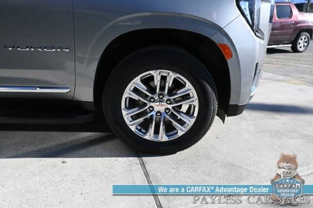 2023 GMC Yukon SLT / 4X4 / Auto Start / Heated & Cooled Leather Seats / Bose Speakers / Lane Depart & Blind Spot / Forward Collision Alert / 3rd Row / Seats 7 / Apple CarPlay & Android Auto / Back Up Camera / Tow Pkg / 1-Owner Anchorage AK