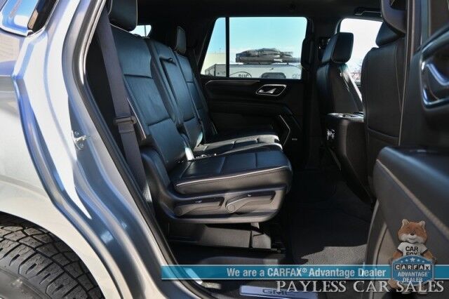 2023 GMC Yukon SLT / 4X4 / Auto Start / Heated & Cooled Leather Seats / Bose Speakers / Lane Depart & Blind Spot / Forward Collision Alert / 3rd Row / Seats 7 / Apple CarPlay & Android Auto / Back Up Camera / Tow Pkg / 1-Owner Anchorage AK
