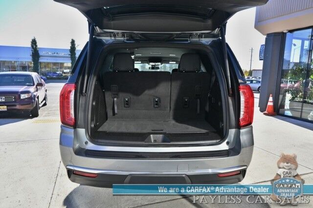 2023 GMC Yukon SLT / 4X4 / Auto Start / Heated & Cooled Leather Seats / Bose Speakers / Lane Depart & Blind Spot / Forward Collision Alert / 3rd Row / Seats 7 / Apple CarPlay & Android Auto / Back Up Camera / Tow Pkg / 1-Owner Anchorage AK