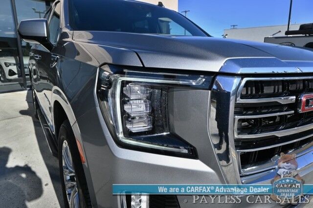2023 GMC Yukon SLT / 4X4 / Auto Start / Heated & Cooled Leather Seats / Bose Speakers / Lane Depart & Blind Spot / Forward Collision Alert / 3rd Row / Seats 7 / Apple CarPlay & Android Auto / Back Up Camera / Tow Pkg / 1-Owner Anchorage AK