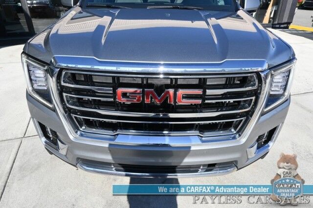 2023 GMC Yukon SLT / 4X4 / Auto Start / Heated & Cooled Leather Seats / Bose Speakers / Lane Depart & Blind Spot / Forward Collision Alert / 3rd Row / Seats 7 / Apple CarPlay & Android Auto / Back Up Camera / Tow Pkg / 1-Owner Anchorage AK