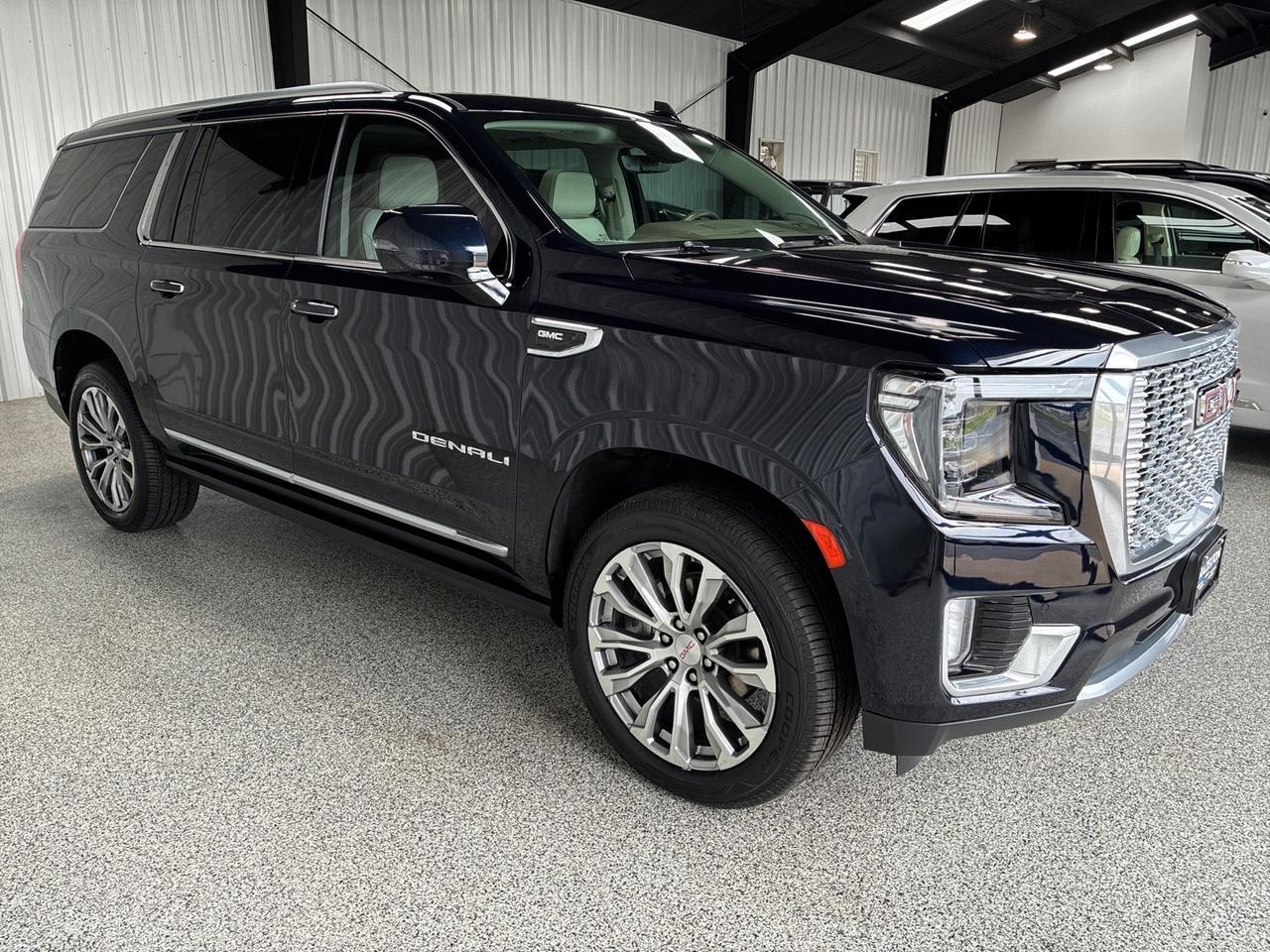 2023 GMC Yukon XL Denali, Advanced Tech Pkg (Super Cruise), Rear Media, Power Boards, Pano Roof, Max Tow Houston TX