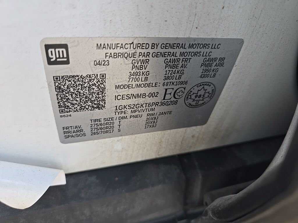 2023 GMC Yukon XL SLT 4WD 7 Passenger Minocqua WI