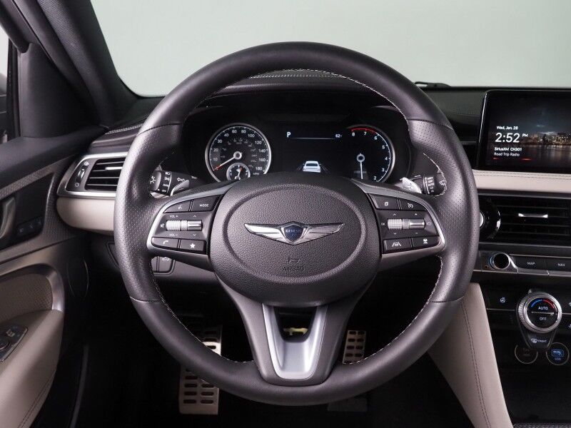 2023 Genesis G70 2.0T AWD *SPORT PRESTIGE PKG, NAVIGATION, ADAPTIVE CRUISE, SAFETY ALERTS, BACKUP-CAMERA, MOONROOF, LEATHER, CLIMATE SEATS, HEATED STEERING, LEXICON AUDIO, WIRELESS CHARGING, ANDROID & APPLE Round Rock TX