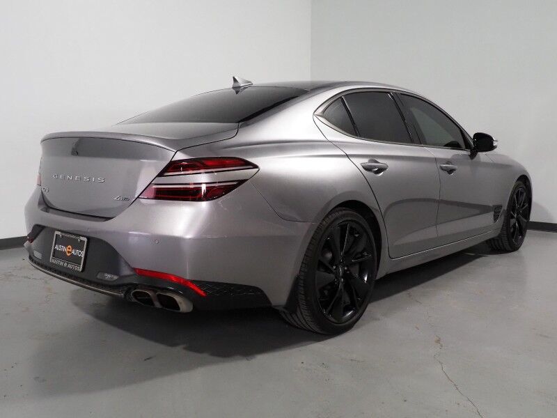 2023 Genesis G70 2.0T AWD *SPORT PRESTIGE PKG, NAVIGATION, ADAPTIVE CRUISE, SAFETY ALERTS, BACKUP-CAMERA, MOONROOF, LEATHER, CLIMATE SEATS, HEATED STEERING, LEXICON AUDIO, WIRELESS CHARGING, ANDROID & APPLE Round Rock TX
