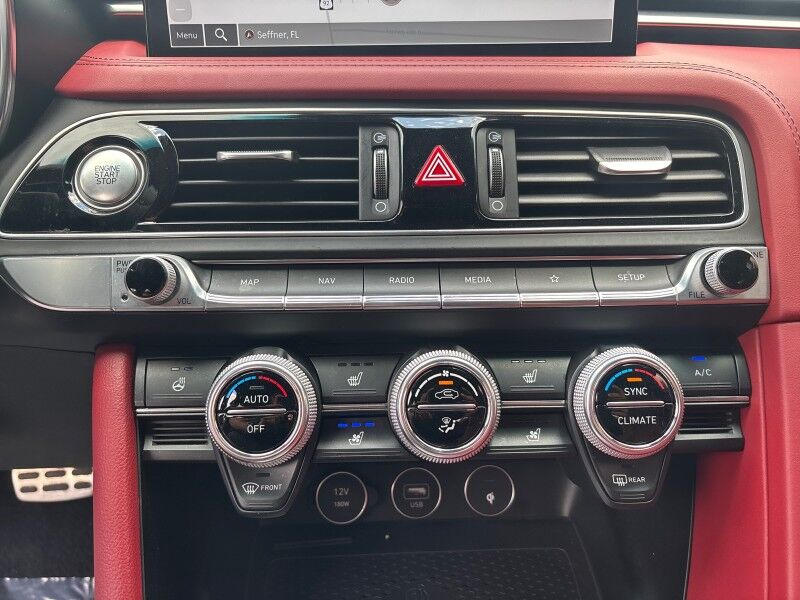 2023 Genesis G70 2.0T AWD w/SPORT PRESTIGE PACKAGE. RED INTERIOR. Seffner FL