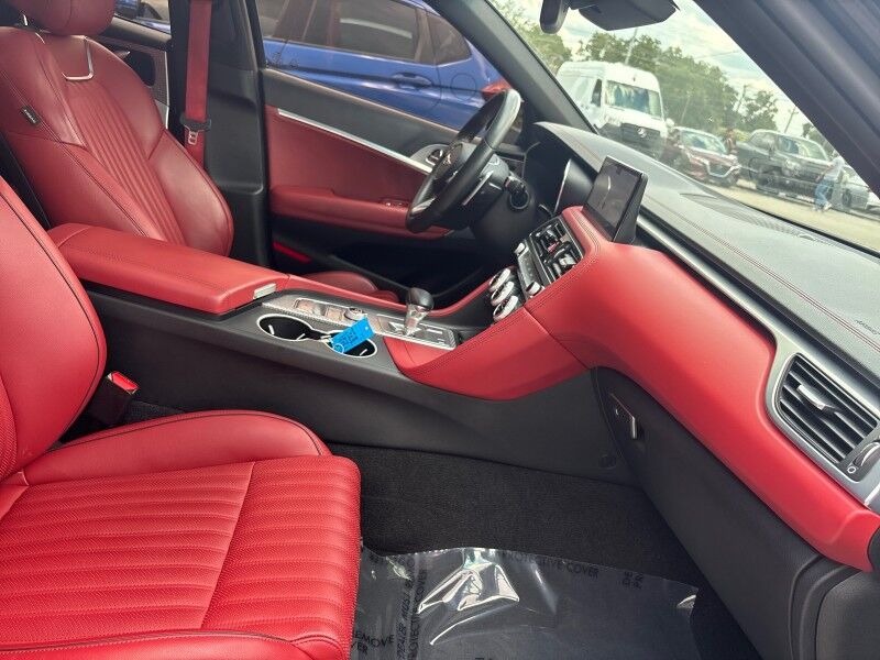 2023 Genesis G70 2.0T AWD w/SPORT PRESTIGE PACKAGE. RED INTERIOR. Seffner FL