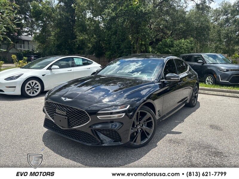 2023 Genesis G70 2.0T AWD w/SPORT PRESTIGE PACKAGE. RED INTERIOR. Seffner FL