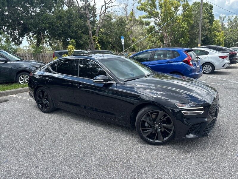 2023 Genesis G70 2.0T AWD w/SPORT PRESTIGE PACKAGE. RED INTERIOR. Seffner FL
