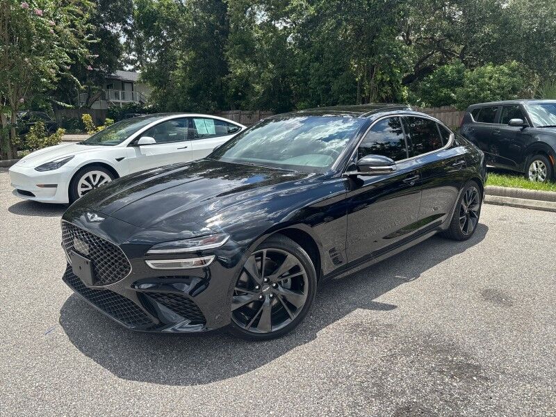 2023 Genesis G70 2.0T AWD w/SPORT PRESTIGE PACKAGE. RED INTERIOR. Seffner FL