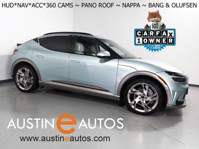 2023 Genesis GV60 Performance AWD *HEADS-UP DISPLAY, NAVIGATION, ADAPTIVE CRUISE, 360 CAMERAS, PANO MOONROOF, NAPPA LEATHER, CLIMATE SEATS, HEATED STEERING, BANG & OLUFSEN, WIRELESS CHARGING, ANDROID & APPLE Round Rock TX