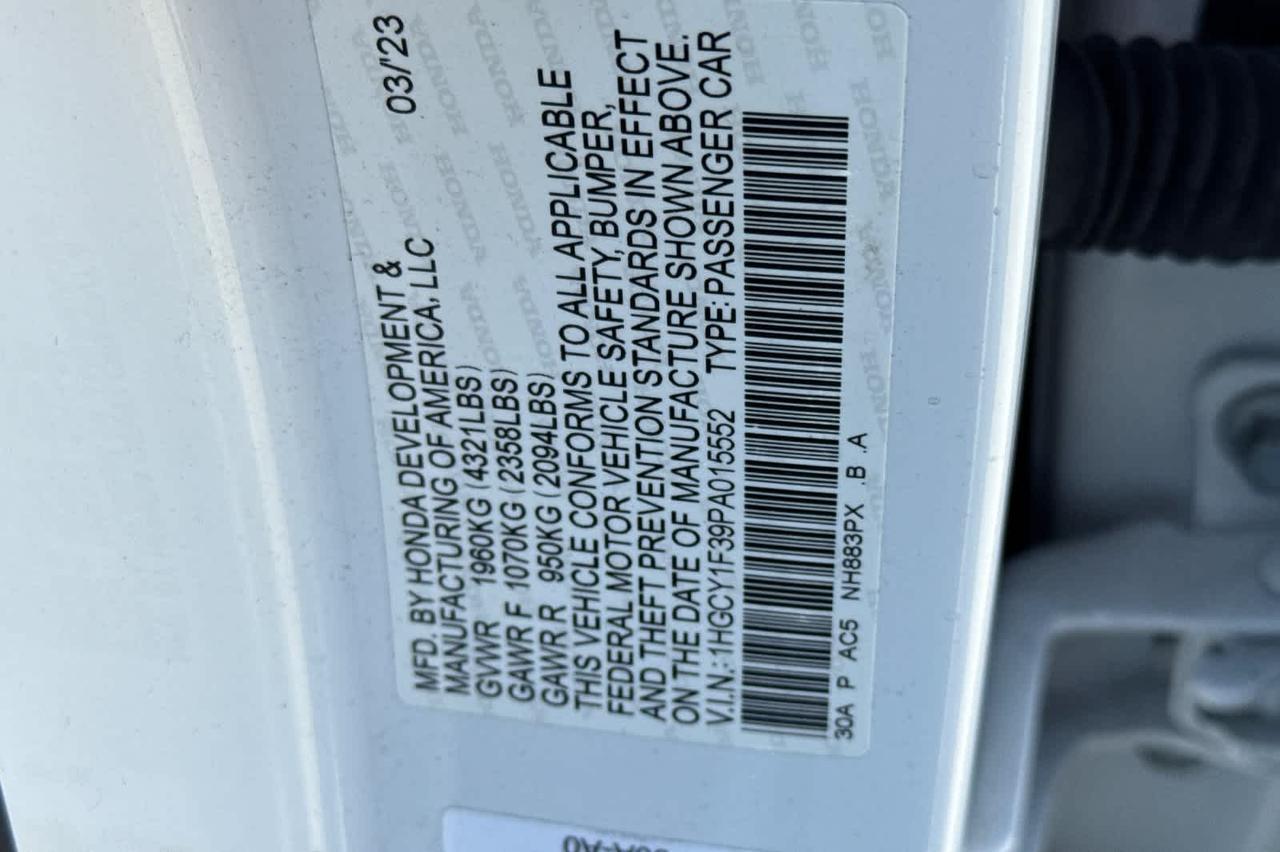 2023 Honda Accord EX Roseville CA