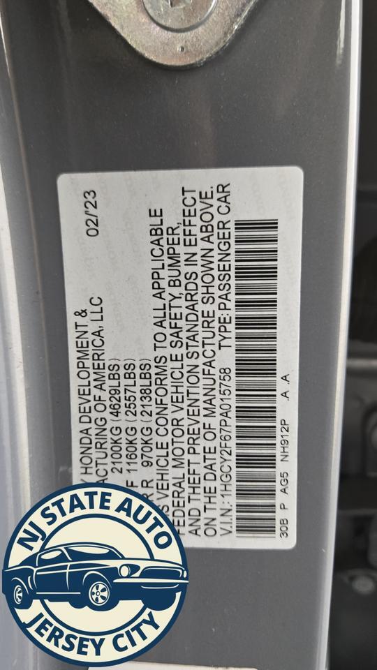 2023 Honda Accord Hybrid EX-L Jersey City NJ