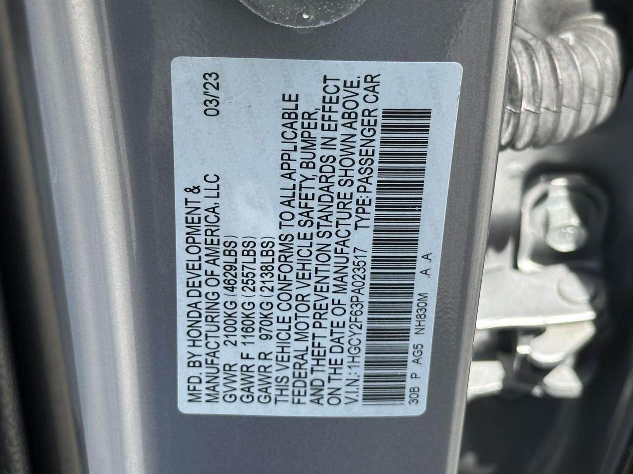 2023 Honda Accord Hybrid EX-L Alexandria VA